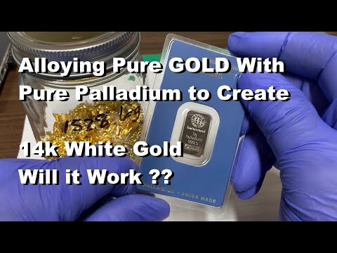 How To Make 14k White Gold