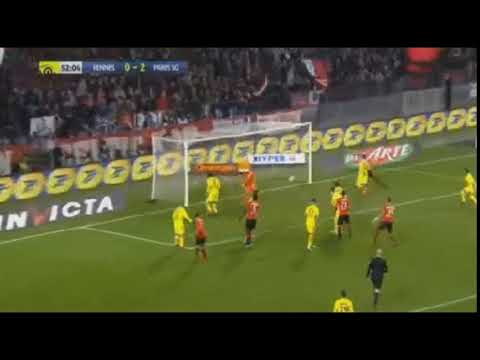 Mubele gol for Rennes vs PSG 1-2