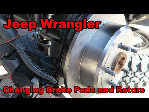 How to Change Brake Pads and Rotors on a Jeep Wrangler JK / JKU