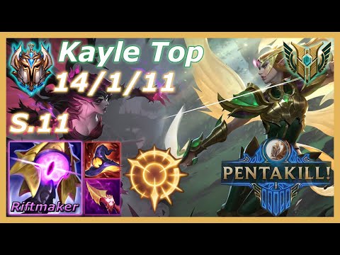 Challenger Kayle S11 - Kayle patch 11.8 - Kayle 11.8 - 케일 11.8 - ケイル 11.8 - Кейл 11.8 - Κέιλ 11.8