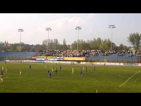 [HD] Motor Lublin-Wisła Płock Próby dopingu i kibice z Płocka