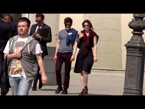 EXCLUSIVE:  Game of Throne actor Iwan Rheon and girlfriend walk in Paris