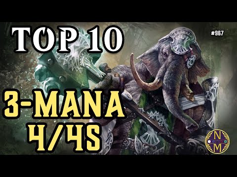 MTG Top 10: SUPER EFFICIENT Creatures - 3-mana 4/4s | Magic: the Gathering