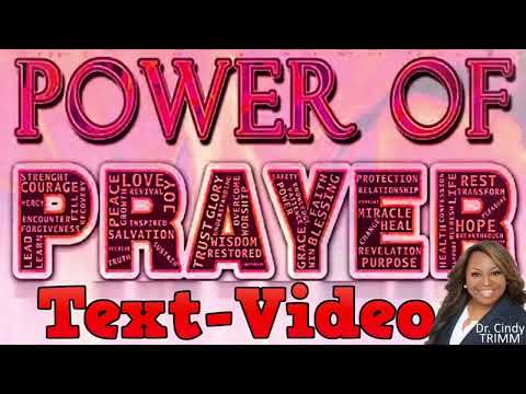 Atomic Prayers By Dr Cindy Trimm Text Video