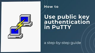 How to use public key authentication in PuTTY