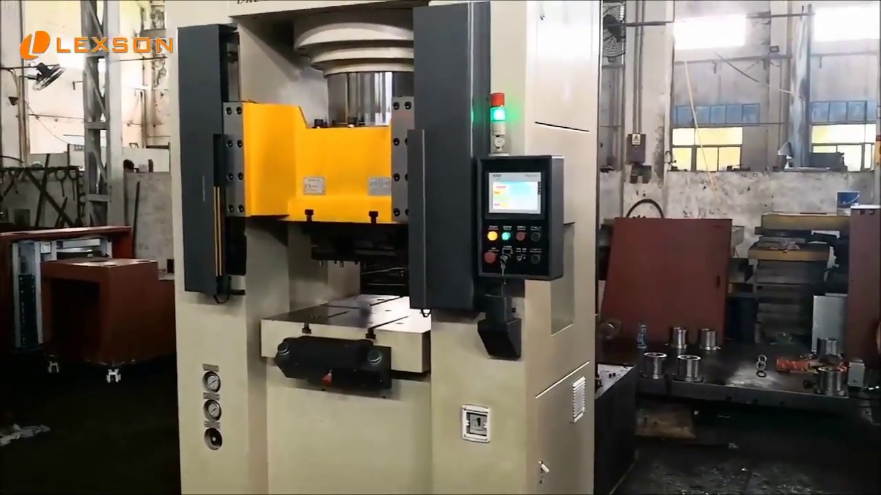 Custom made H Frame 500 Ton Servo Hydraulic Press, Gib-guided 500 Ton Metal Die Forming Press