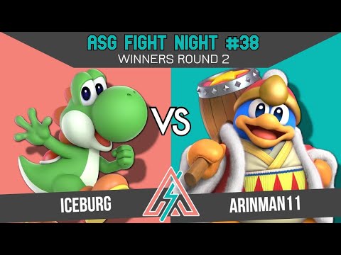 ASG 38 WINNERS ROUND 2 - Iceburg (Yoshi) vs Arinman11 (King Dedede)