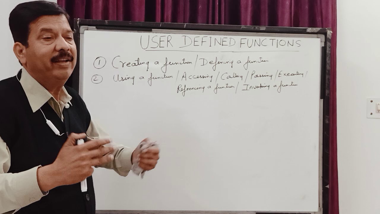 046 | user-defined Function (Part 1) | java | computer applications | icse