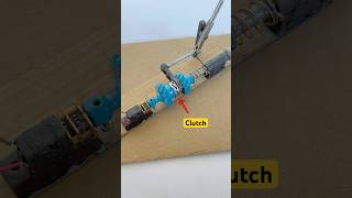 CLUTCH mechanism . manual transmission . Dc motor_ .motor for . Best mini project . tinni motor