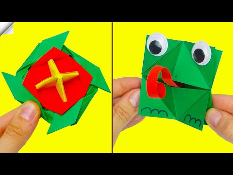 6 DIY paper crafts Moving paper TOYS Easy paper crafts
