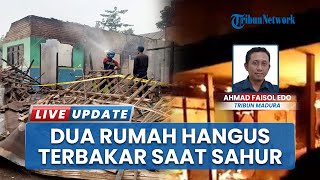 Dua Rumah Berdempet di Patengteng Modung Ludes Dilalap Si Jago Merah Menjelang Penghujung Sahur