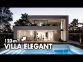 Modern Two Story House With 3 Bedrooms WALKTHROUGH FLOOR PLAN