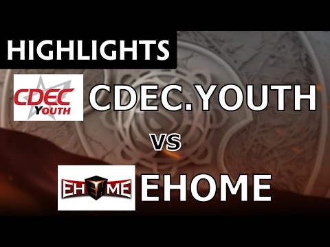CDEC.Youth vs EHOME - The International 2016 Qualifiers - Dota Highlights
