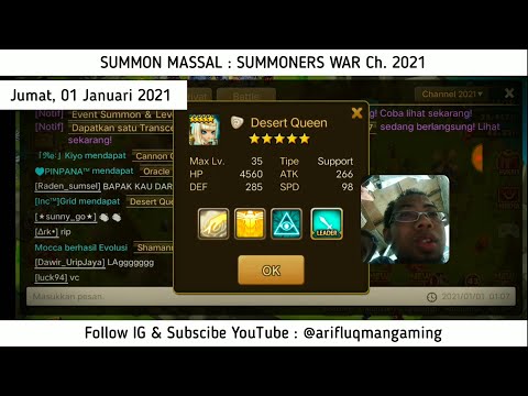 SUMMON MASSAL : SUMMONERS WAR Ch. 2021