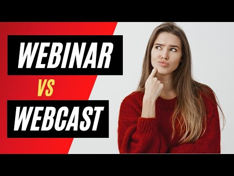 What Is The Difference Between A Webcast And A Webinar
