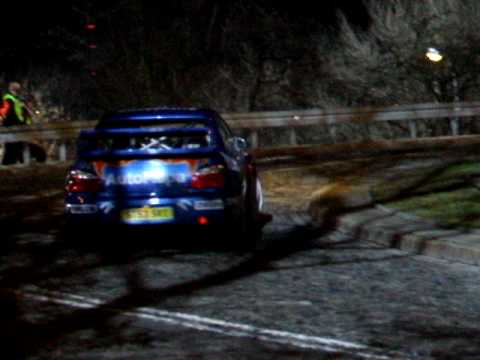 45 Rajd Barbórka Warszawska os Karowa Hołowczyc SUBARU WRC