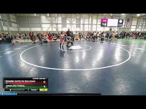 55 Lbs Champ. Round 1 - Emarie Katelyn Bolosan, CA Vs Angelina Doral, NV 5732