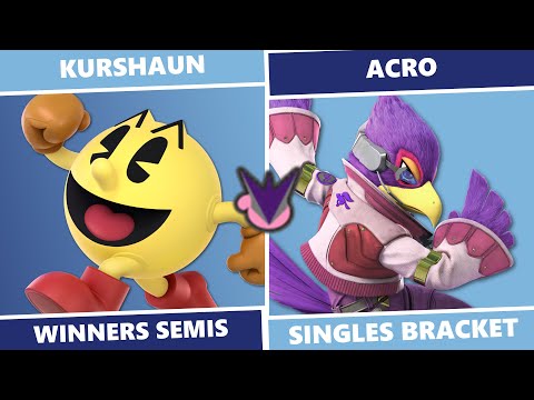 Braced's Bday Bracket: Winners Semis - Kurshaun (Roy, Pac-Man) Vs Acro (Falco) SSBU Singles