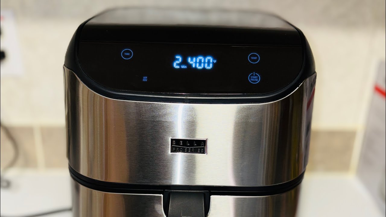 BELLA PRO SERIES AIR FRYER. || 6QT AIR FRYER WITH TOUCHSCREEN STAINLESS STEEL. #bellaairfryer