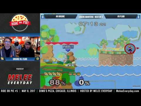 Ride or Pie 5 - Unsure (Fox) vs. Fluid (Ice Climbers) - SSBM - Losers Quarters