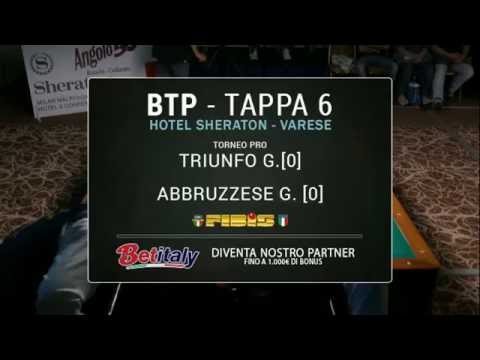 TRIUNFO vs ABBRUZZESE - 6^PROVA BILIARDO BTP 2016 VARESE