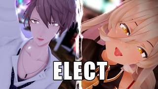 【加賀美加賀美ハヤト／ニュイ・ソシエール／ELECT】Vtuber／にじさんじMMD【Ray-MMD／60fps】