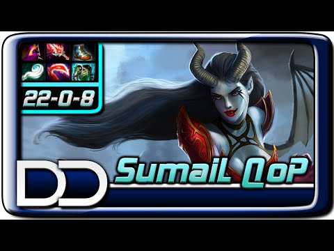 Dota 2 SumaiL QoP 22-0-8 | Epic Full Game MMR VOD