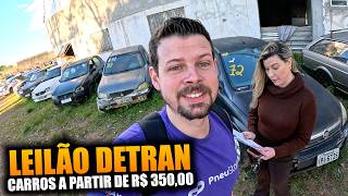 LEILÃO COM CARROS A PARTIR DE R$ 350,00, VAMOS COMPRAR?
