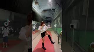 夜の野球女子　#shorts  #beautiful #baseball #play