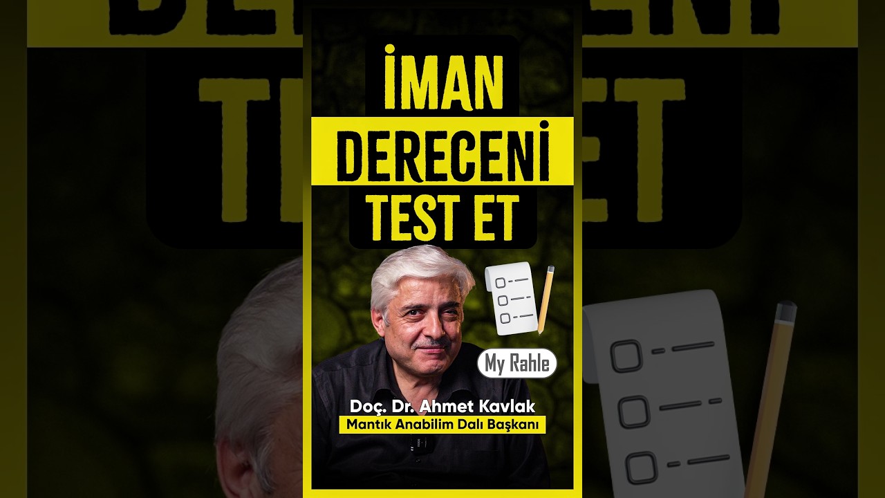 İman Dereceni Test Et - Doç. Dr. Ahmet Kavlak - My Rahle #shorts
