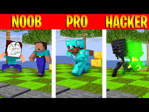 MONSTER SCHOOL : NOOB VS PRO VS HACKER RUNNING CHALLENGE