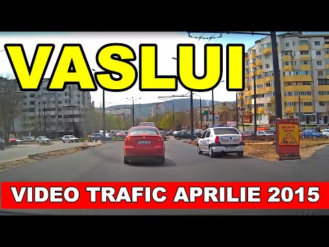 Orasul VASLUI traseu Centru - Crucea Garii - OMV video apr. 2015 Ep. 2