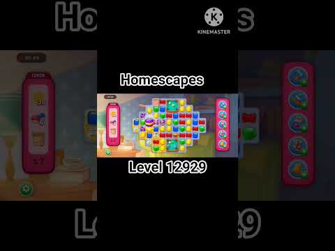 Homescapes levels 12929#playrix #shorts #homescapes #games #match3game #gaming #gameplay