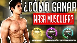 CÓMO GANAR MASA MUSCULAR / GUÍA COMPLETA