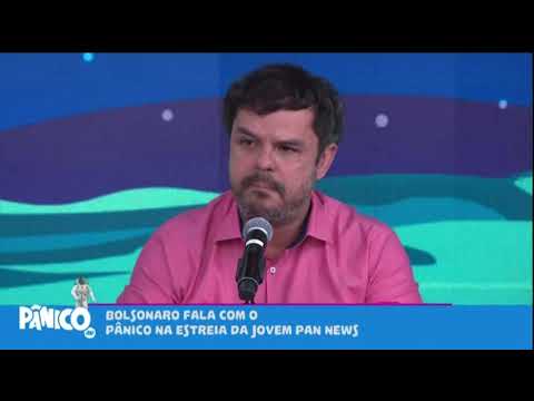 Bolsonaro se irrita e abandona entrevista ao vivo no Pânico da Jovem Pan
