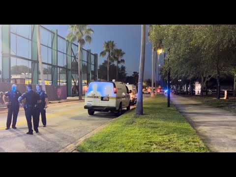 Scene video | Crime scene of shooting near Jaguars parking lot May 31