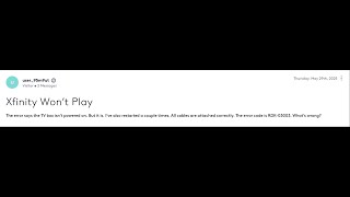 How To Fix Xfinity Comcast Error Code RDK-03003