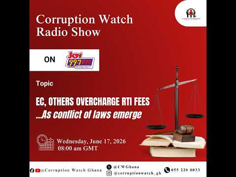 Corruption Watch: EC, Others Overcharging RTI Fees