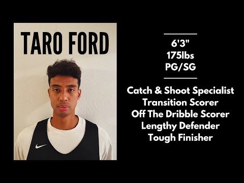 Taro Ford Basketball Highlights