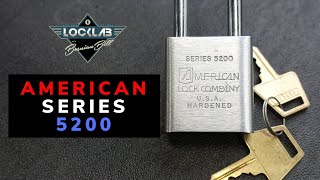 (1627) American Series 5200 Padlock Picked