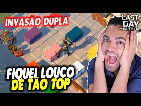FIQUEI LOUCO DE TÃO TOP A INVASÃO DUPLA - Last Day On Earth
