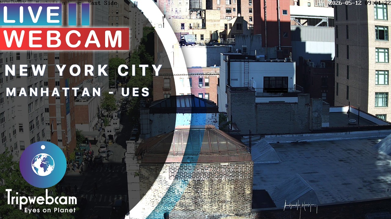 Live webcam view of Upper East Side Rooftops