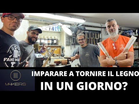 Si può imparare a tornire il legno in un giorno? (spoiler: NO) - #0  funghi e ciotole - M4KERS