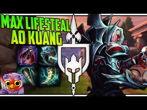 TOP TIER AO KUANG CRAZY LIFESTEAL SOLO BUILD!