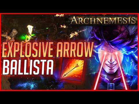 The MOST PROMISING STARTER BUILD WAS BUFFED? - PoE 3.17 Archnemesis Explosive Arrow Ballista