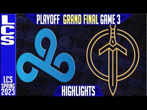 C9 vs GG Highlights Game 3 | LCS Spring 2023 Playoffs GRAND FINAL | Cloud9 vs Golden Guardians G3