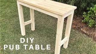 DIY PUB TABLE