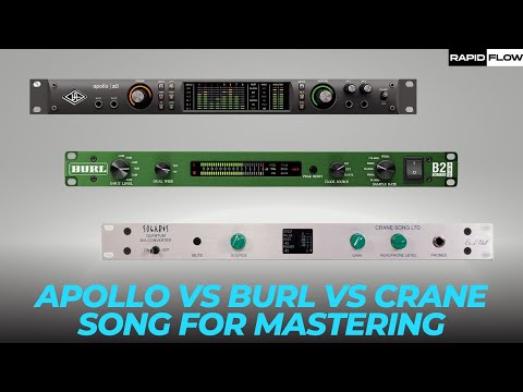 UA Apollo X Shootout vs. BURL & Crane Song for Analog Mastering