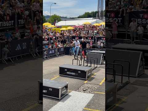 Photo finish with @Danny_MacAskill at Drop And Roll shows this weekend! #trialsbike