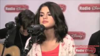 Selena Gomez - Round &amp; Round Acoustic (Live, Radio Disney)